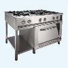 Cocina industrial 6 platos 35x35 Inox