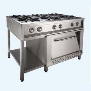 Cocina industrial 6 platos 35x35 Inox Famava