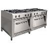 Cocina industrial 8 platos 35x35 Inox