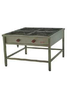 Anafe industrial 4 platos 50X50 Inox Famava